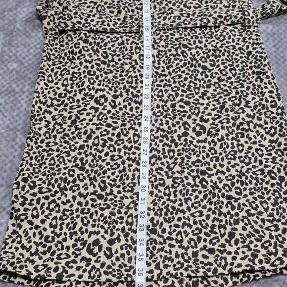 Revolve Superdown Double Breasted Trench Coat XXS Animal Print Belted Jacket - Picture 5 of 9